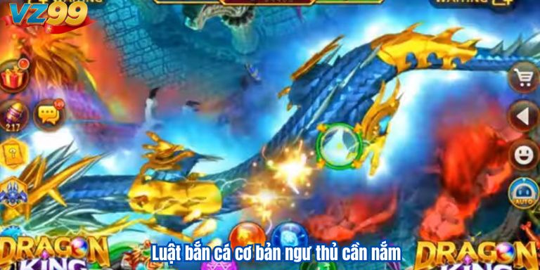 Luật bắn cá cơ bản ngư thủ cần nắm